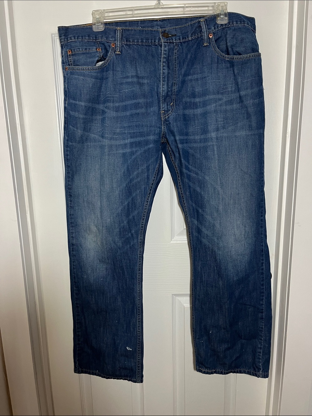 Levi's 514 Men's Straight Jeans in Dark Blue Denim
